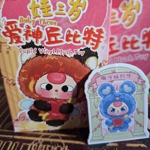NIB AUTHENTIC BB3 Cupid Vinyl Plush Toy. Confirmed.